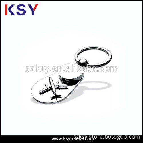 Hot selling shiny bottle opener keychain for men